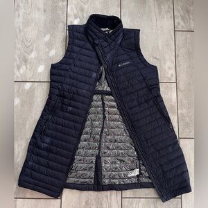Columbia sportswear omniheat navy puffer vest